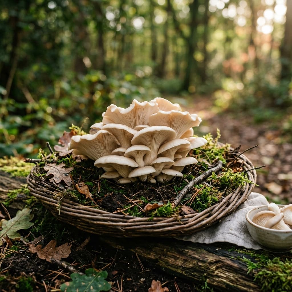 Oyster mushrooms